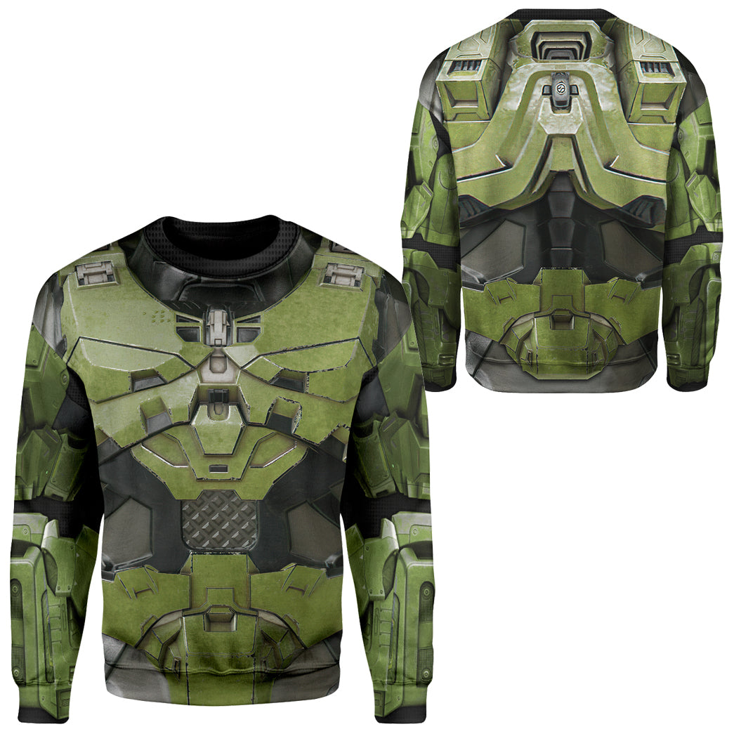 Klothek 3D Halo Infinite Masterchief Cosplay Custom Tshirt Hoodie A | Price in USA, Best Quality