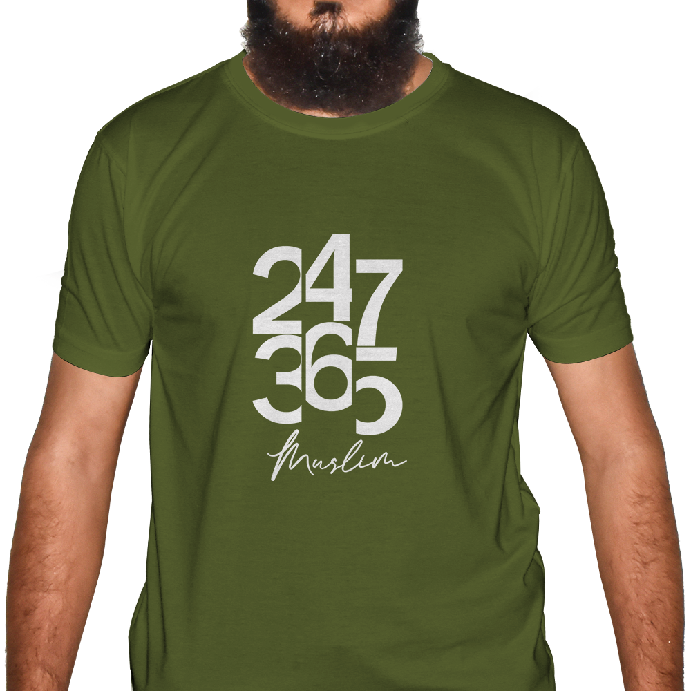 247 365 Muslim Half Sleeve Islamic T-Shirt Price in USA