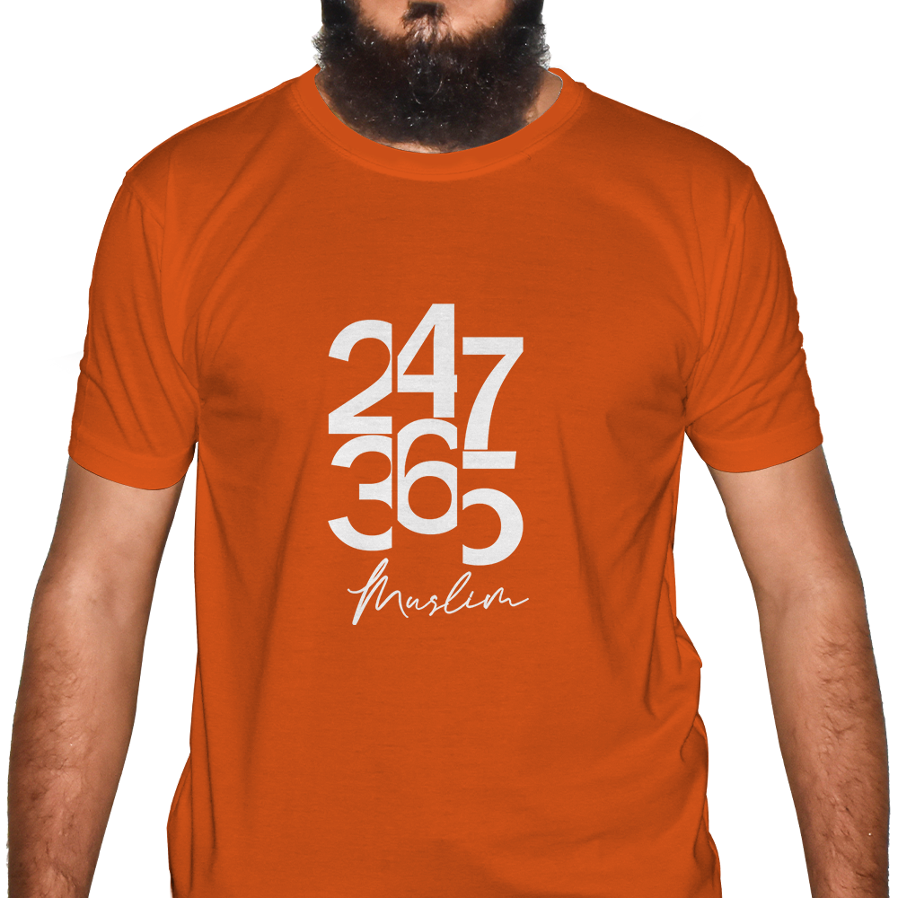 247 365 Muslim Half Sleeve Islamic T-Shirt Price in USA