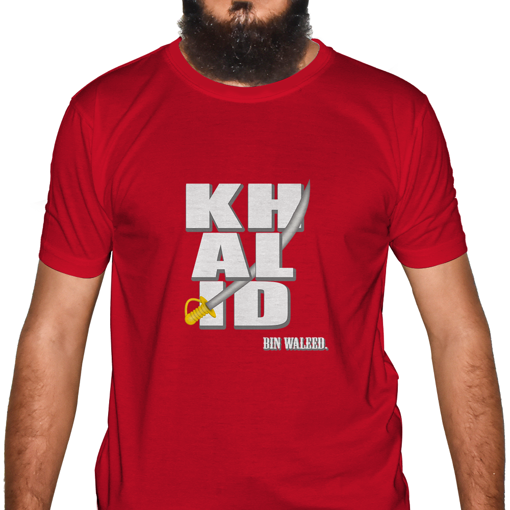 Khalid Bin Waleed Half Sleeve Islamic T-Shirt Price in USA