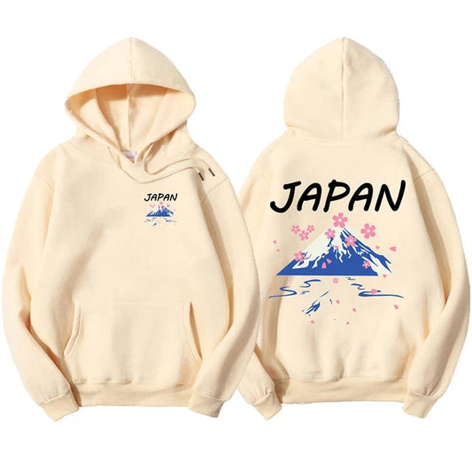 Mens Printed Hoodie GRMPR18 - Cream