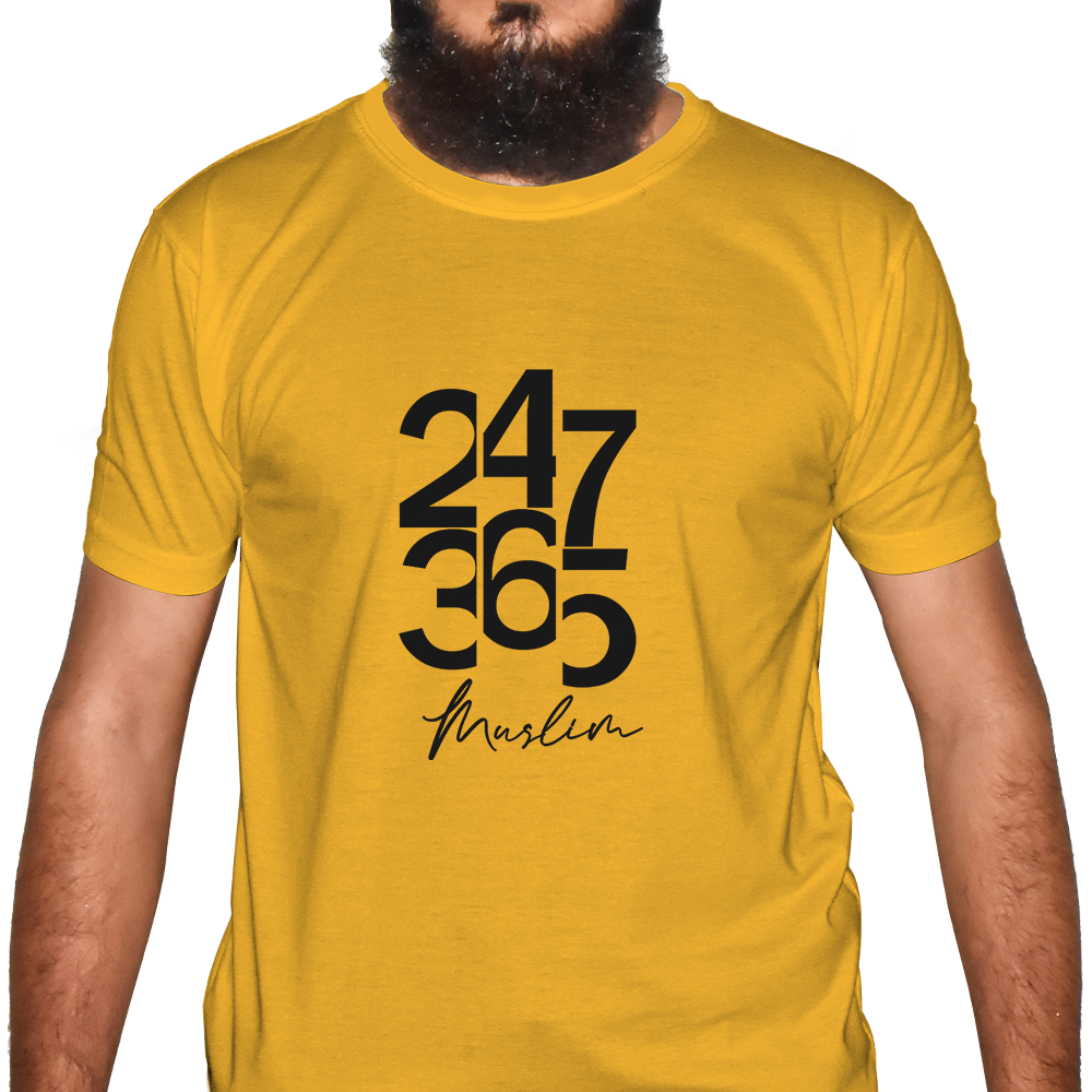 247 365 Muslim Half Sleeve Islamic T-Shirt Price in USA