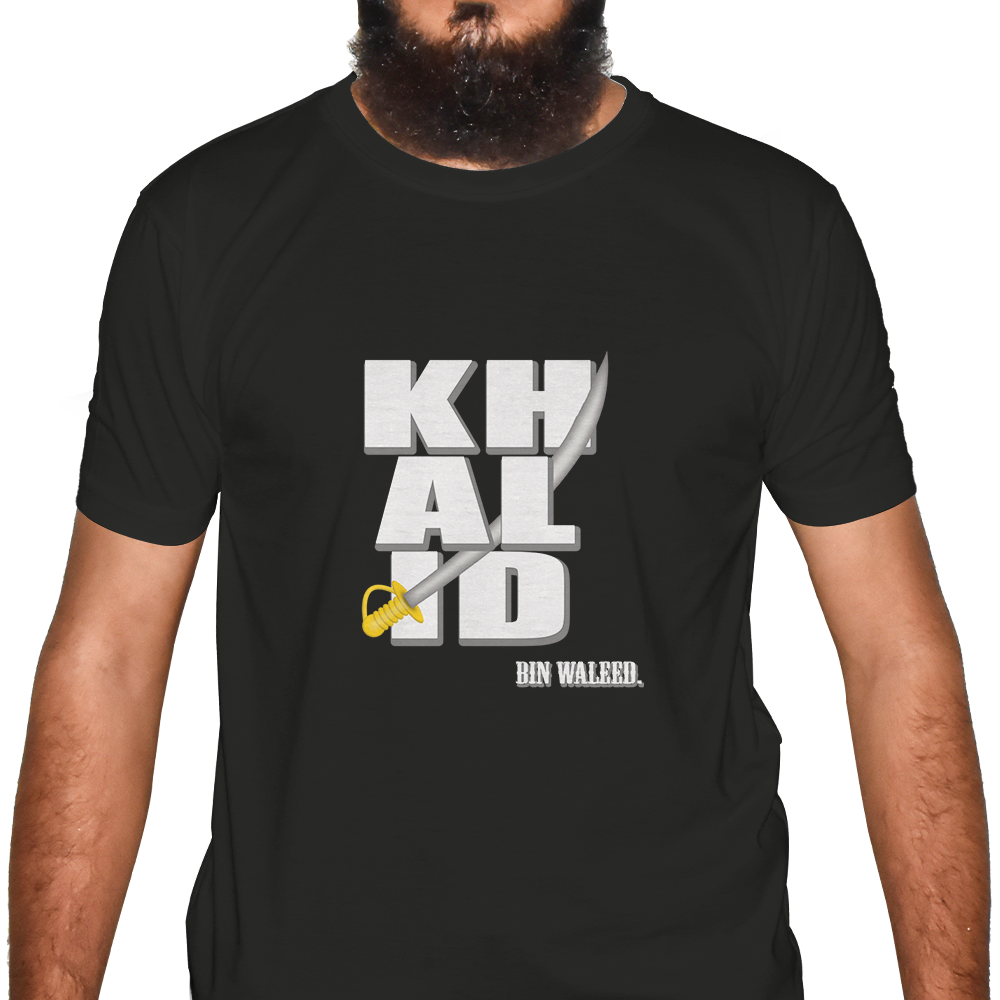 Khalid Bin Waleed Half Sleeve Islamic T-Shirt Price in USA