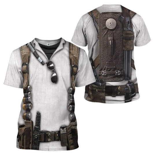 Klothek Cosplay Call Of Duty Captain Soap MacTavish Custom T-Shirts | Price in USA, Best Quality