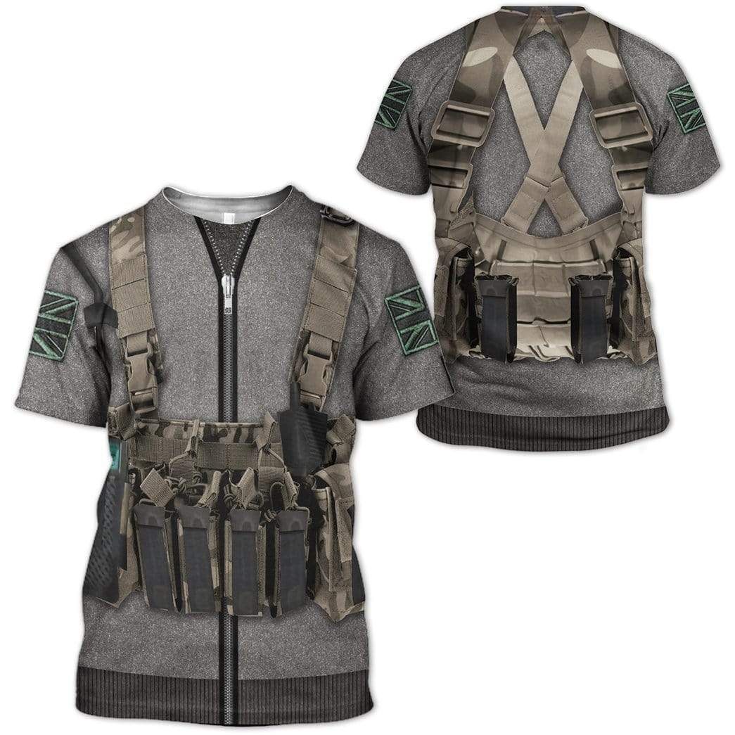 Klothek Cosplay Call Of Duty MW2 Simon Ghost Riley Custom T-Shirts | Price in USA, Best Quality