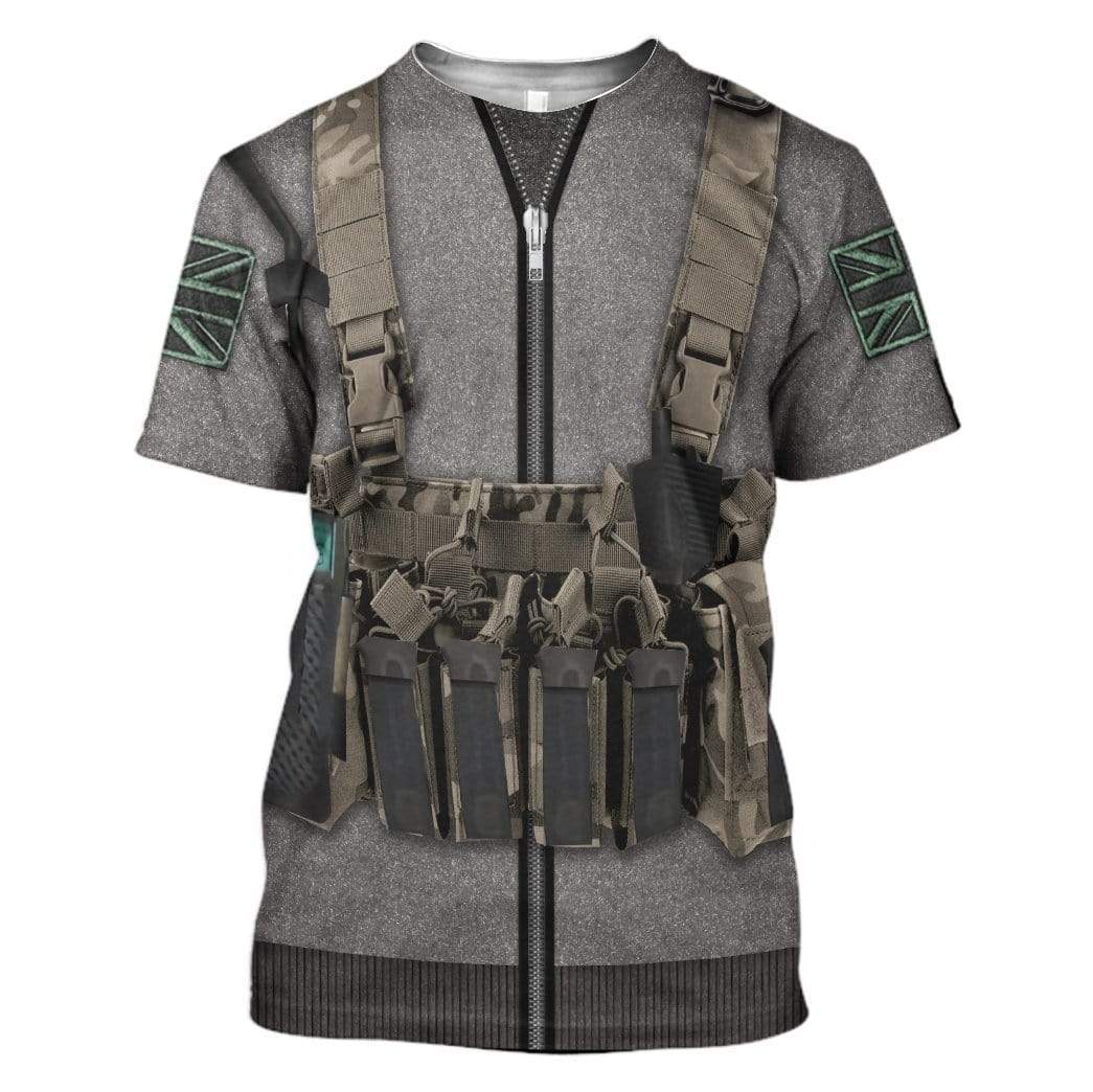 Klothek Cosplay Call Of Duty MW2 Simon Ghost Riley Custom T-Shirts | Price in USA, Best Quality