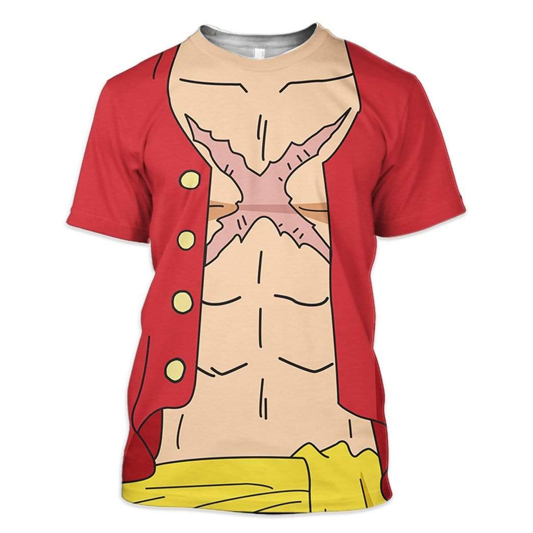 Klothek Cosplay Luffy One Piece Custom T-Shirts Hoodies Apparel | Price in USA, Best Quality