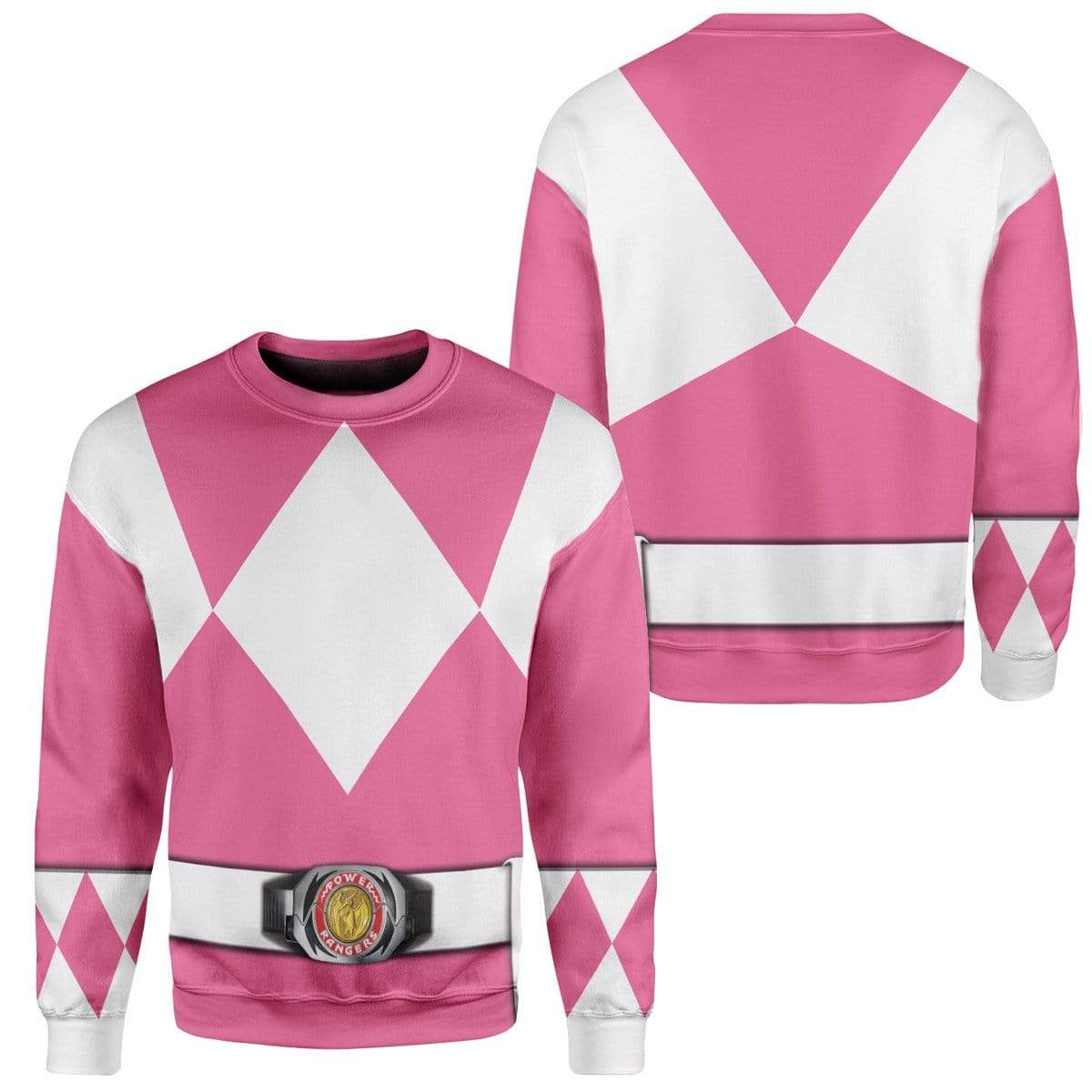 Klothek Cosplay Pink MIGHTY MORPHIN Power Ranger Custom T-Shirts Ho | Price in USA, Best Quality