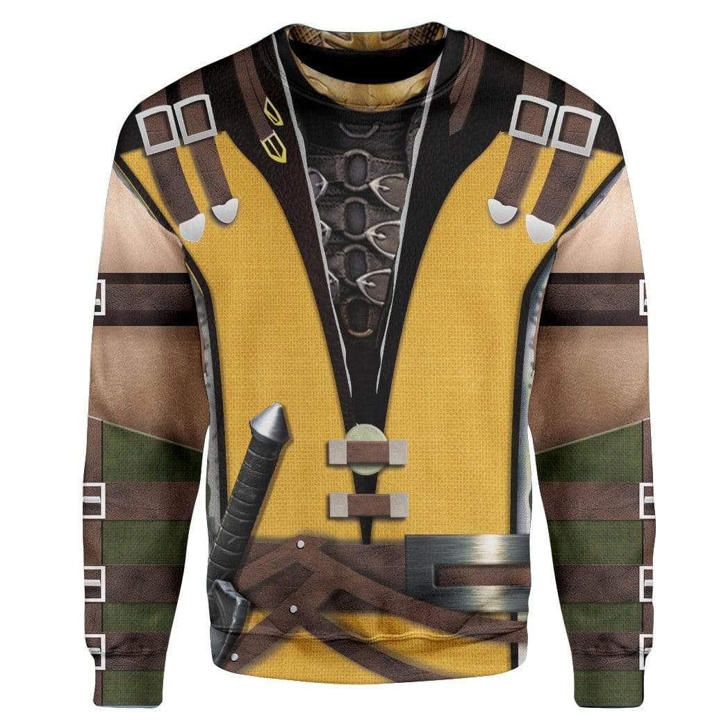 Klothek Cosplay Scorpion Mortal Kombat Custom T-Shirts Hoodies Appa | Price in USA, Best Quality