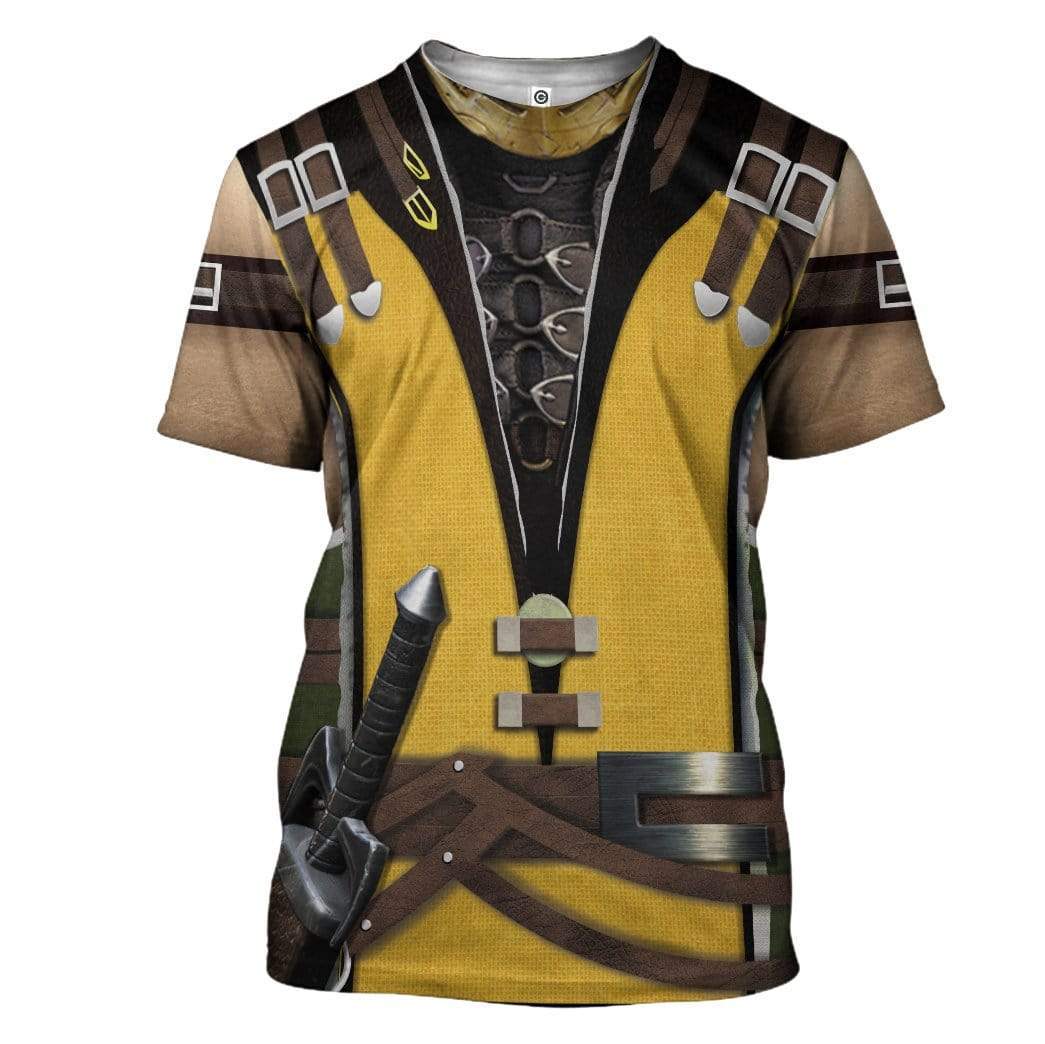 Klothek Cosplay Scorpion Mortal Kombat Custom T-Shirts Hoodies Appa | Price in USA, Best Quality