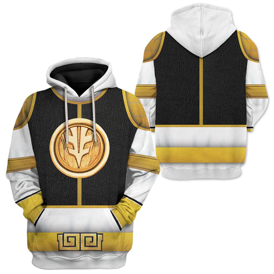 Klothek Cosplay White Ranger Custom T-Shirts Hoodies Apparel | Price in USA, Best Quality