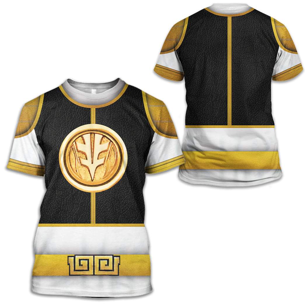 Klothek Cosplay White Ranger Custom T-Shirts Hoodies Apparel | Price in USA, Best Quality