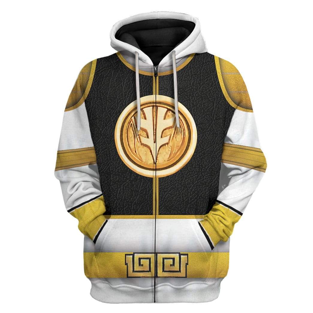 Klothek Cosplay White Ranger Custom T-Shirts Hoodies Apparel | Price in USA, Best Quality