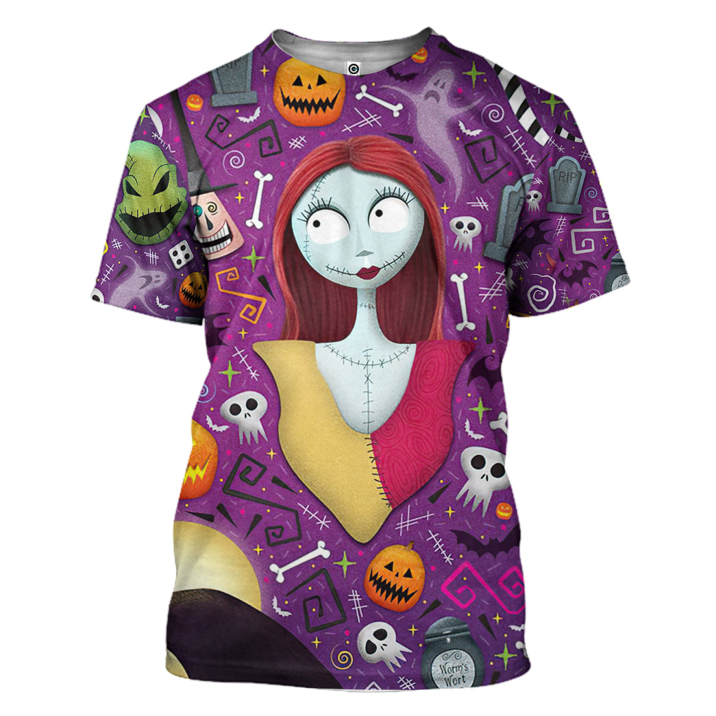 Klothek 3D Sally The Nightmare Before Christmas Halloween Custom Ts | Price in USA, Best Quality