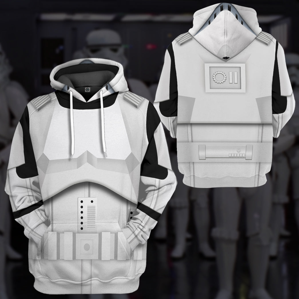 Klothek 3D Star Wars Stormtrooper Custom Tshirt Hoodie Apparel | Price in USA, Best Quality