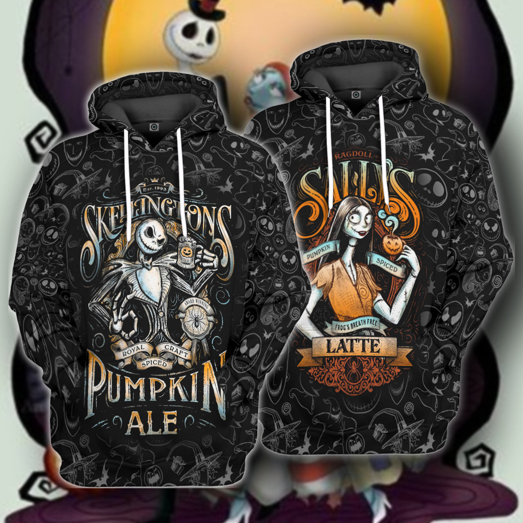 Klothek 3D Jack Skellingtons Pumpkin Royal Craft Ale Custom Tshirt | Price in USA, Best Quality