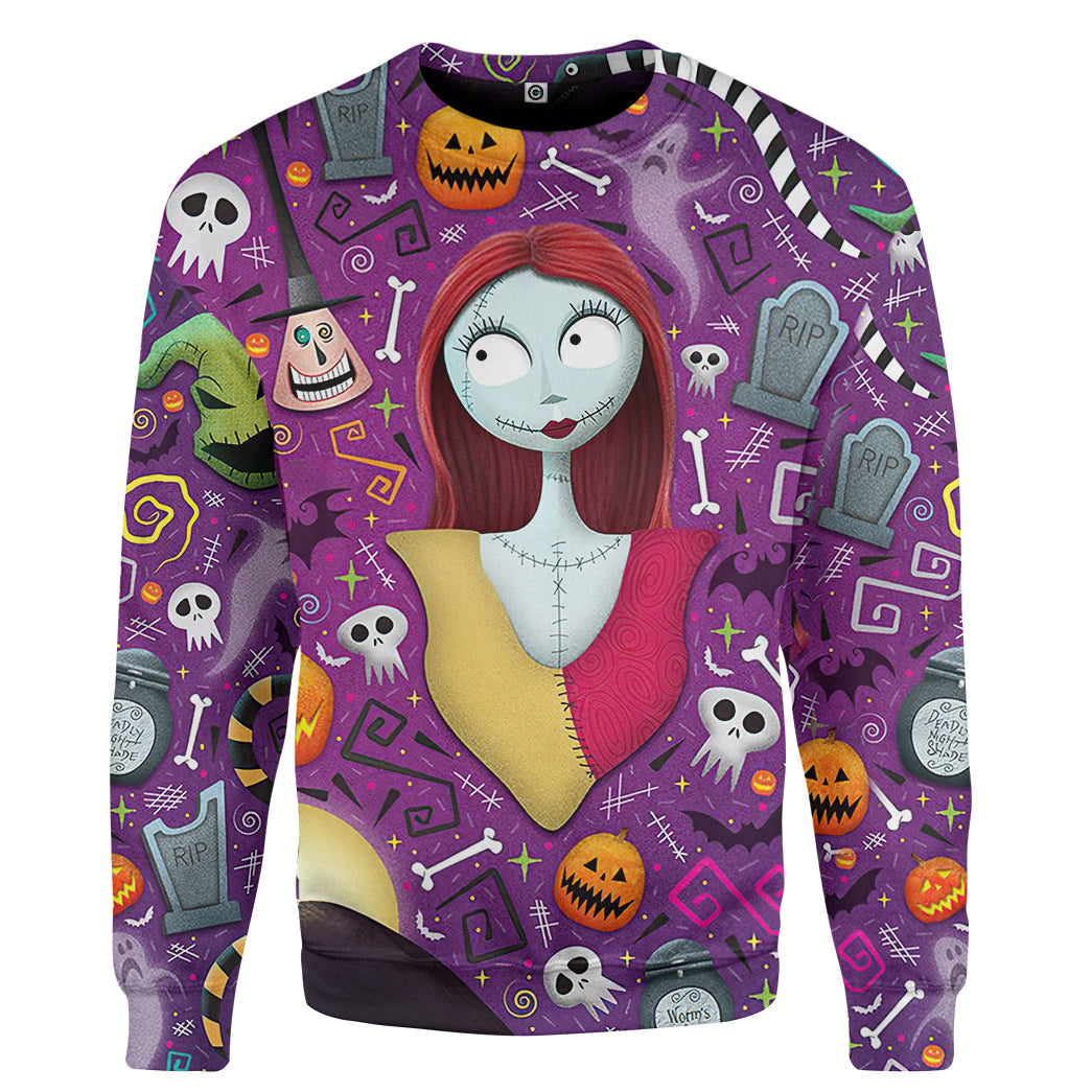 Klothek 3D Sally The Nightmare Before Christmas Halloween Custom Ts | Price in USA, Best Quality