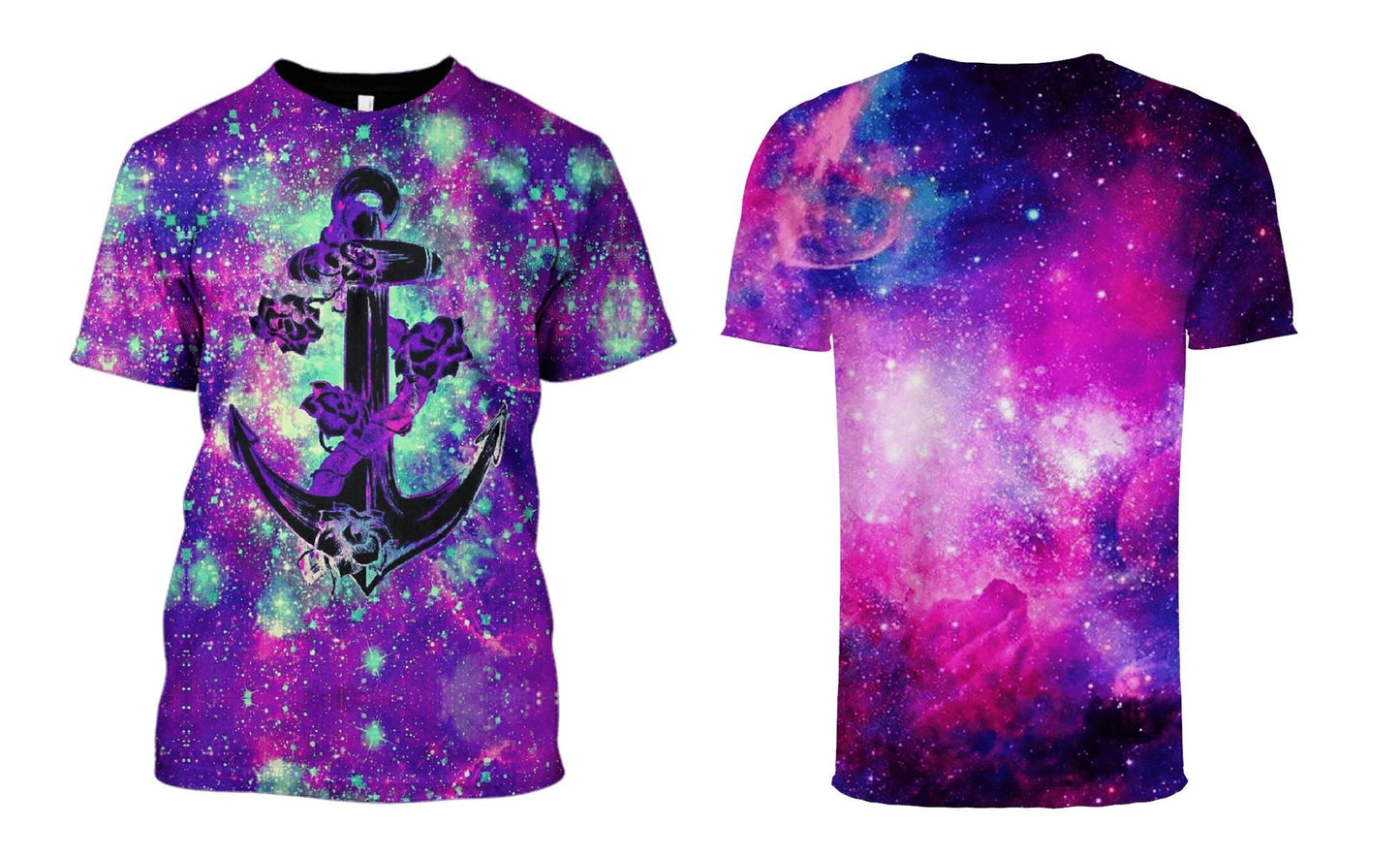 Klothek Galaxy Anchor Hoodies T-Shirt Apparel | Price in USA, Best Quality