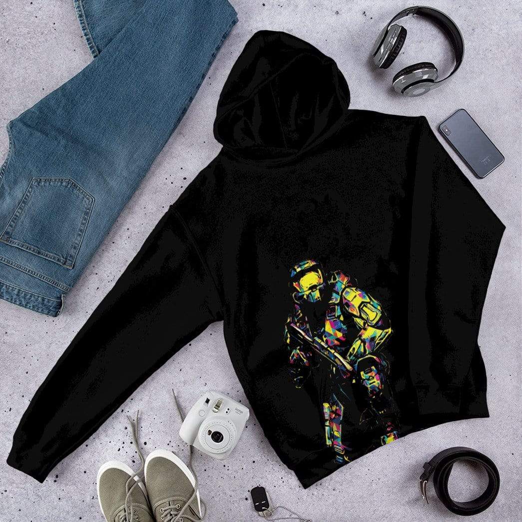 Klothek 3D Abstract Masterchief Halo Infinite Custom Hoodie | Price in USA, Best Quality