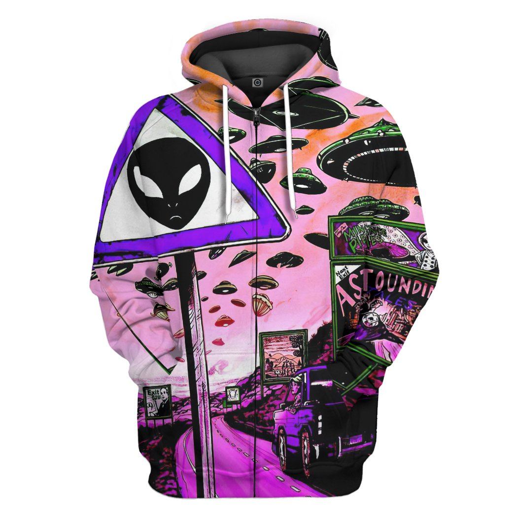 Klothek 3D Aliens Are Coming To Earth Custom Hoodie Apparel | Price in USA, Best Quality