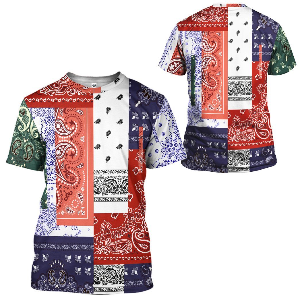 Klothek 3D Bandana Custom Tshirt Hoodie Apparel | Price in USA, Best Quality