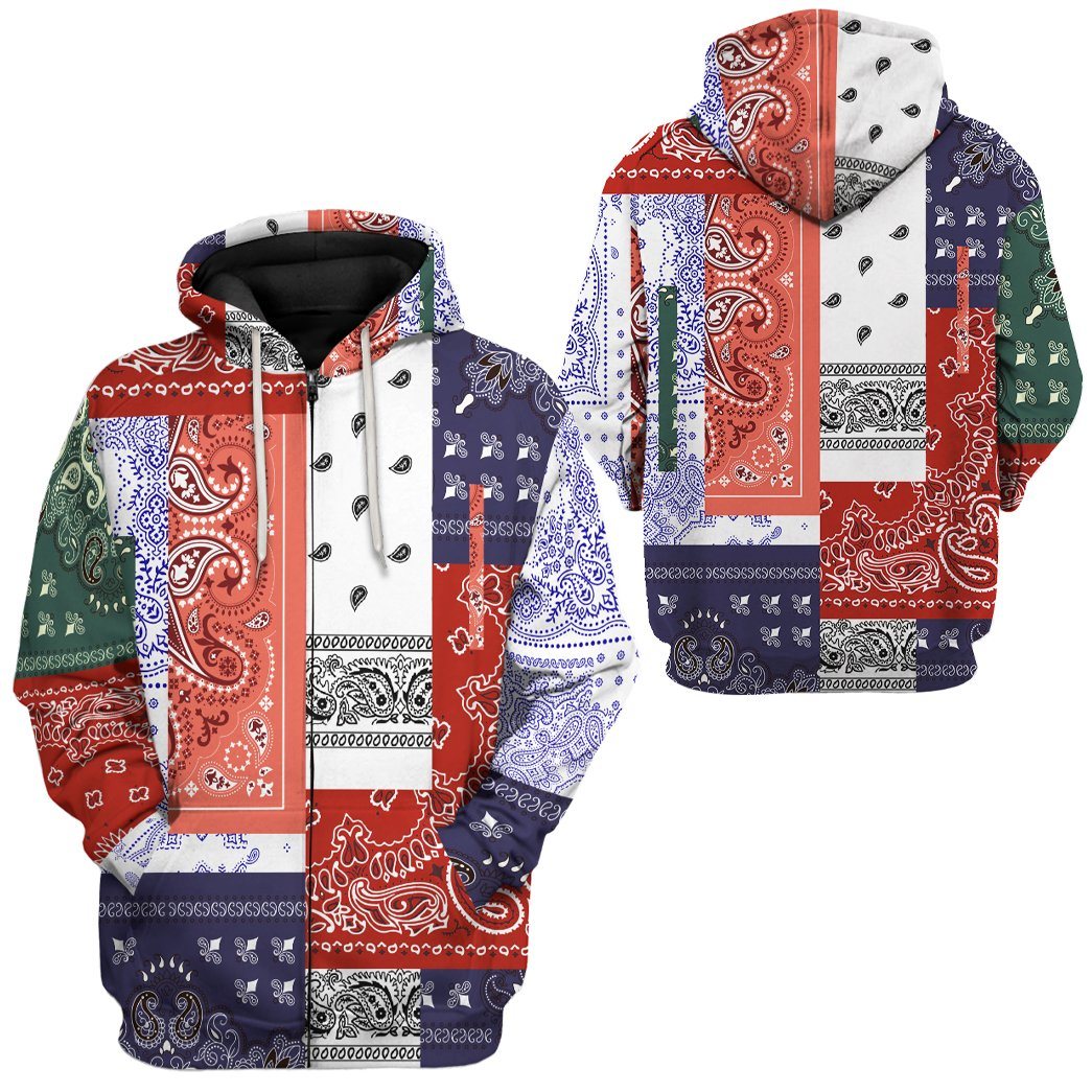 Klothek 3D Bandana Custom Tshirt Hoodie Apparel | Price in USA, Best Quality