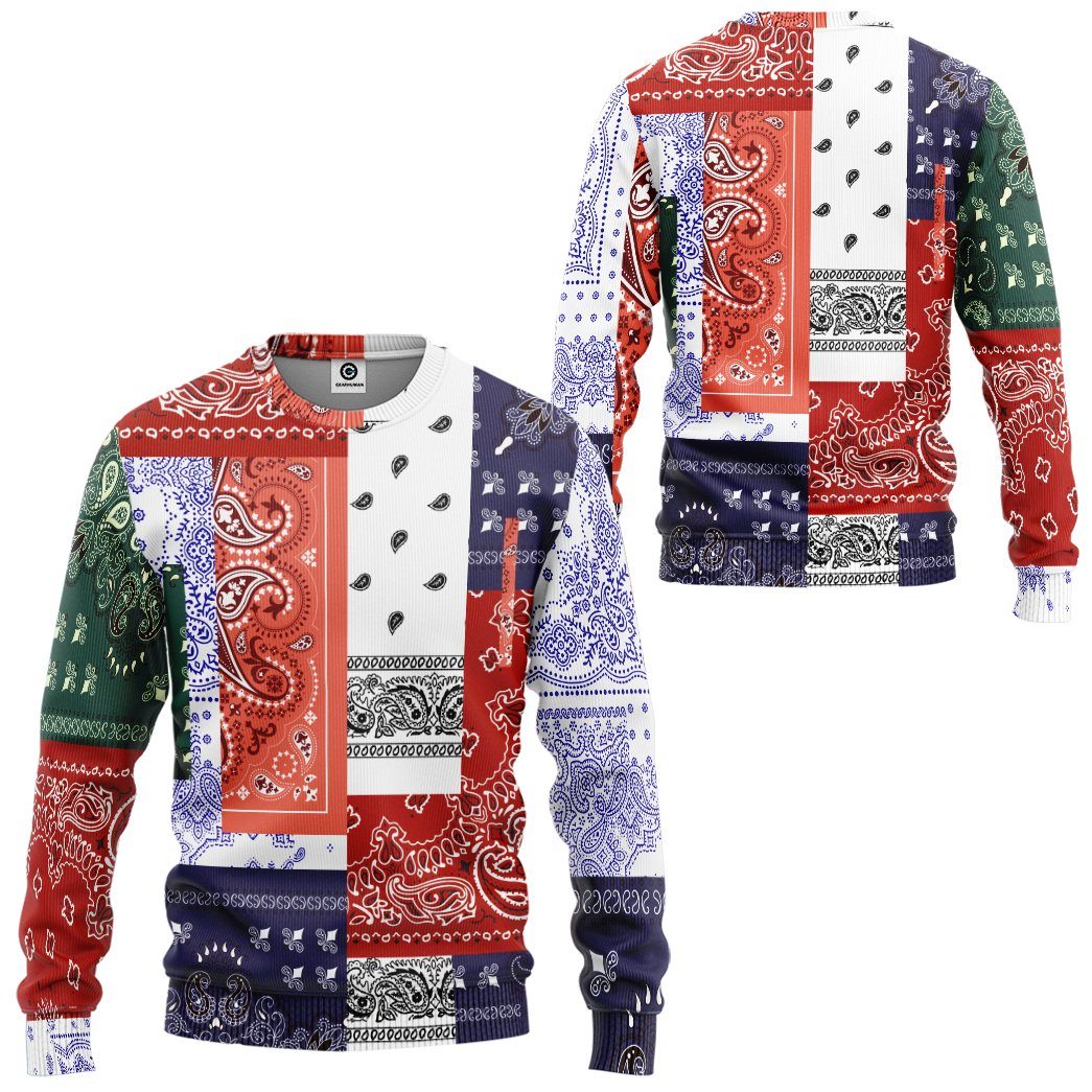 Klothek 3D Bandana Custom Tshirt Hoodie Apparel | Price in USA, Best Quality