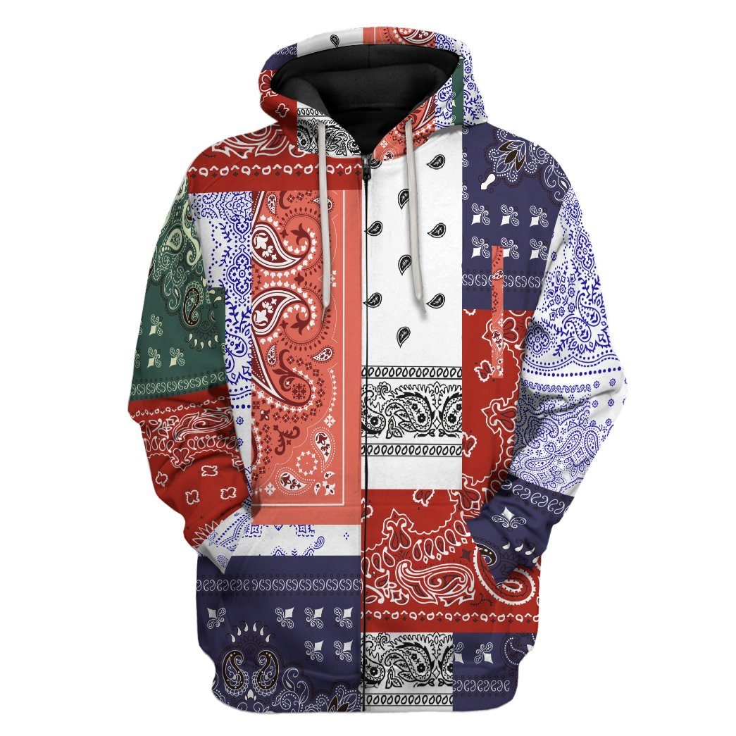 Klothek 3D Bandana Custom Tshirt Hoodie Apparel | Price in USA, Best Quality