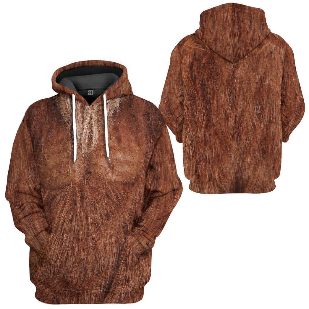 Klothek 3D Bigfoot Costume Tshirt Hoodie Apparel | Price in USA, Best Quality