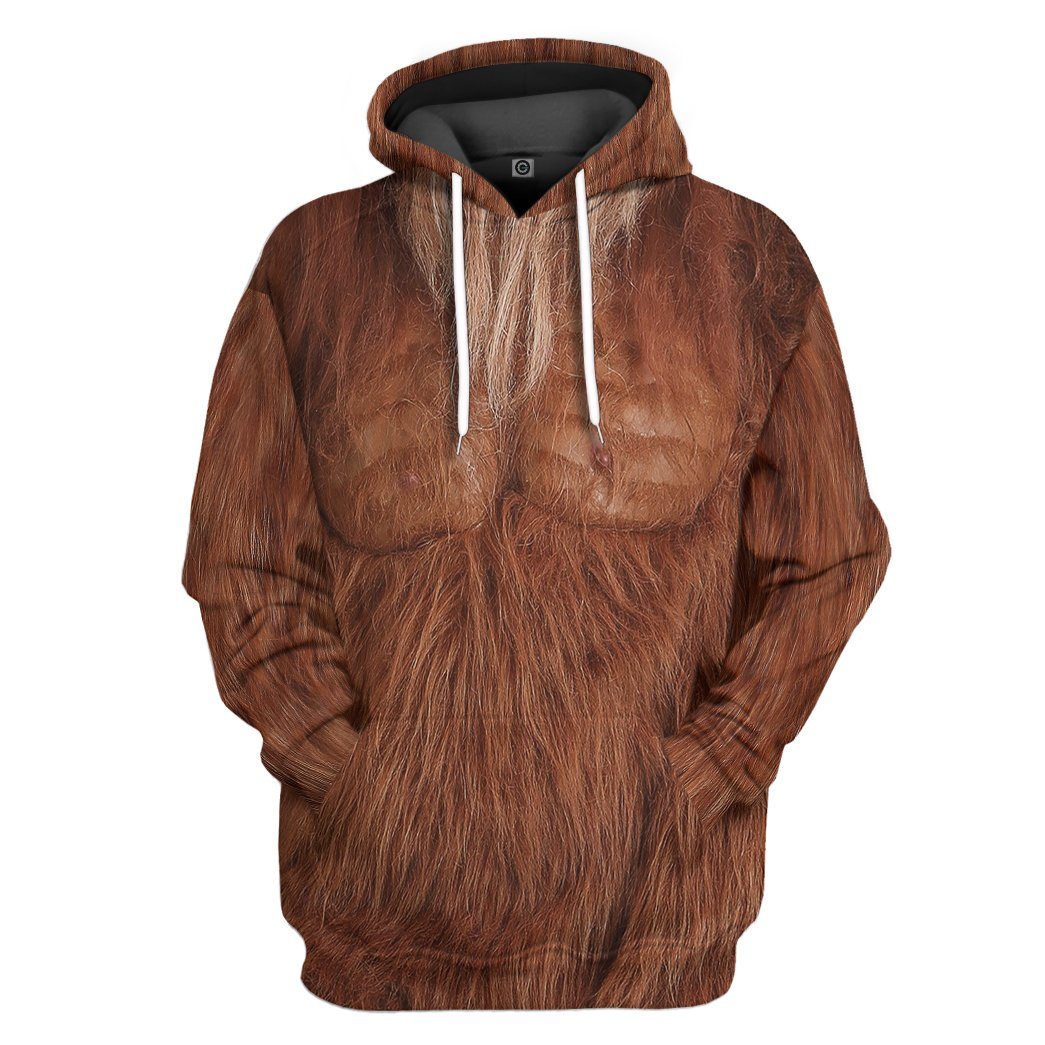 Klothek 3D Bigfoot Costume Tshirt Hoodie Apparel | Price in USA, Best Quality