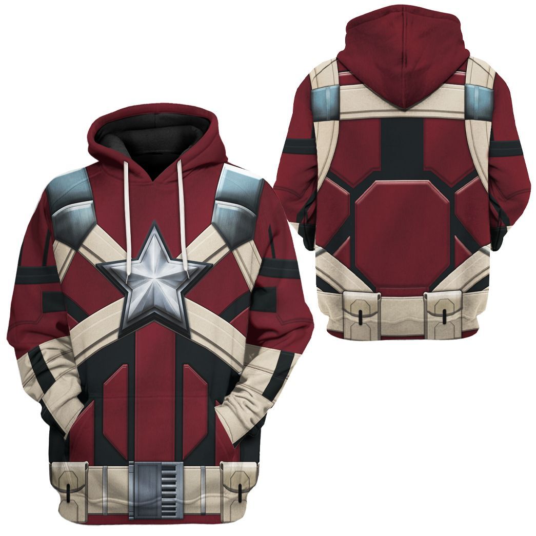 Klothek 3D Black Widow Red Guardian Custom Tshirt Hoodie Apparel | Price in USA, Best Quality