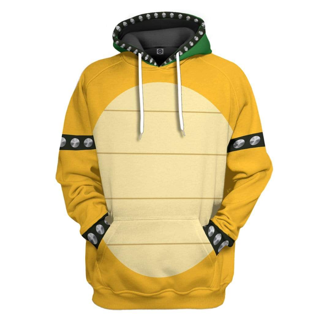 Klothek 3D Bowser Custom Hoodie Apparel | Price in USA, Best Quality