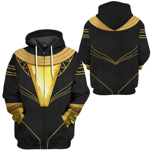 Klothek 3D DC Black Adam Costume Custom Hoodie Apparel | Price in USA, Best Quality