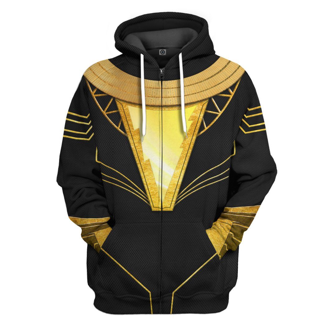 Klothek 3D DC Black Adam Costume Custom Hoodie Apparel | Price in USA, Best Quality