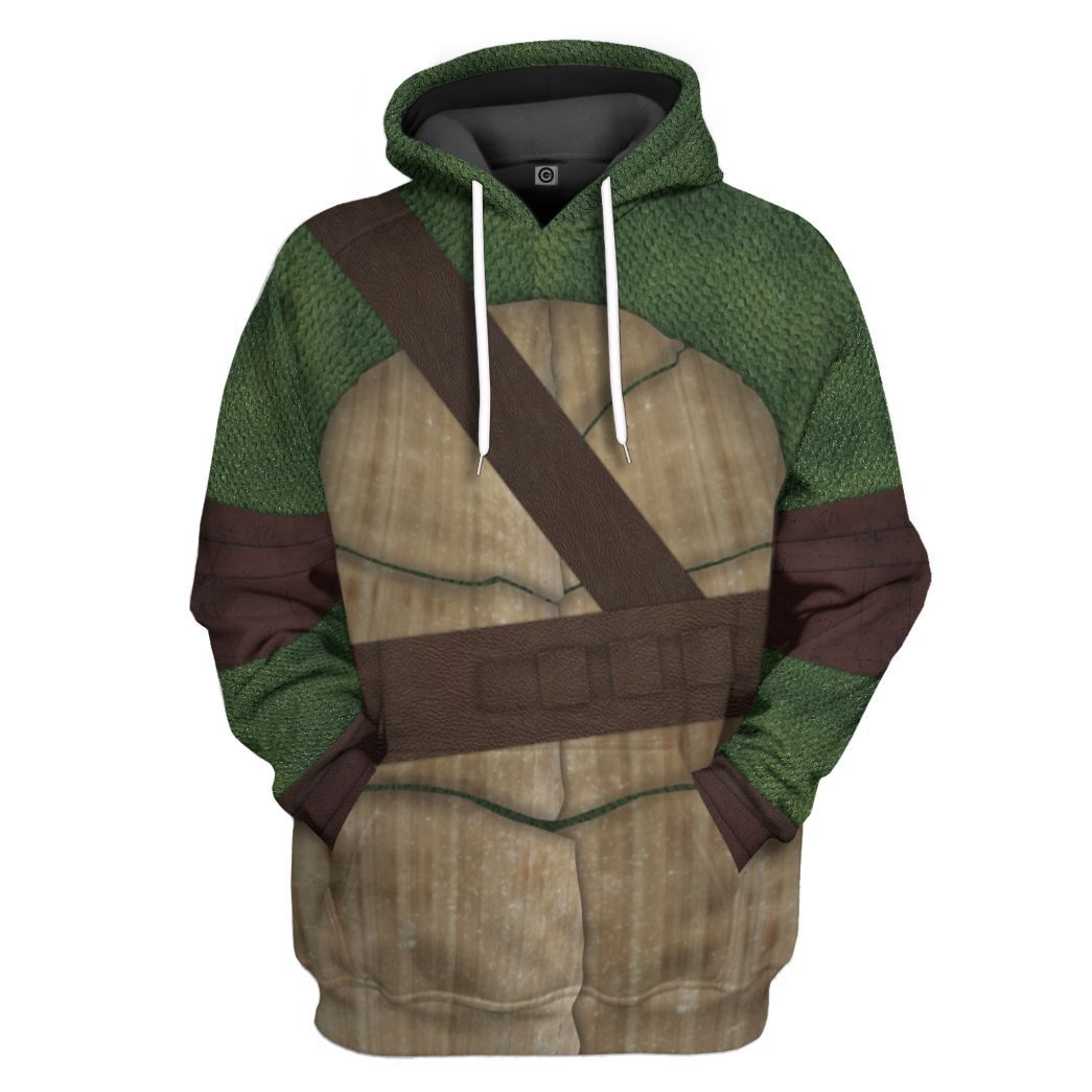 Klothek 3D Donatello TMNT Don Donnie Cosplay Custom Tshirt Hoodie A | Price in USA, Best Quality