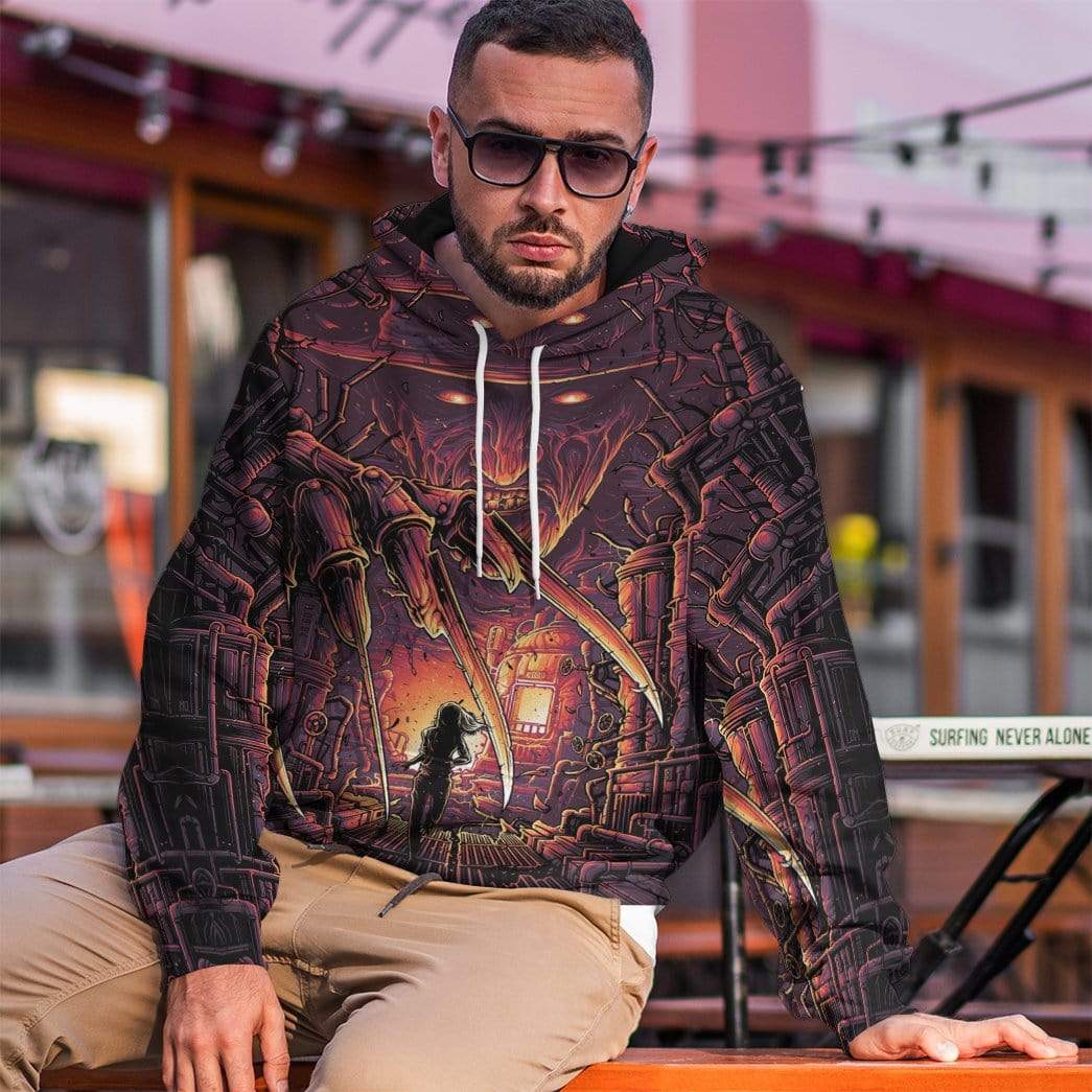 Klothek 3D Freddy Krueger Custom Hoodie Apparel | Price in USA, Best Quality