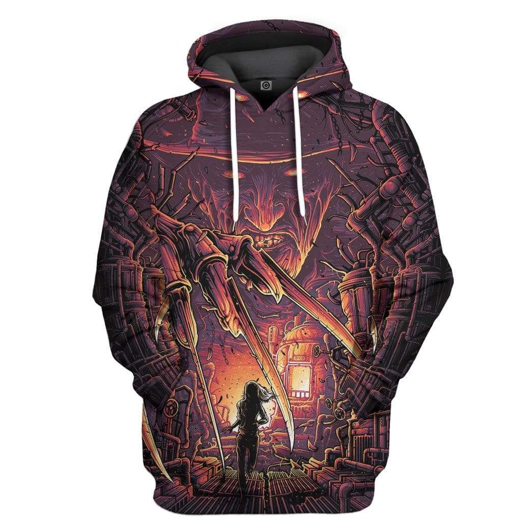 Klothek 3D Freddy Krueger Custom Hoodie Apparel | Price in USA, Best Quality