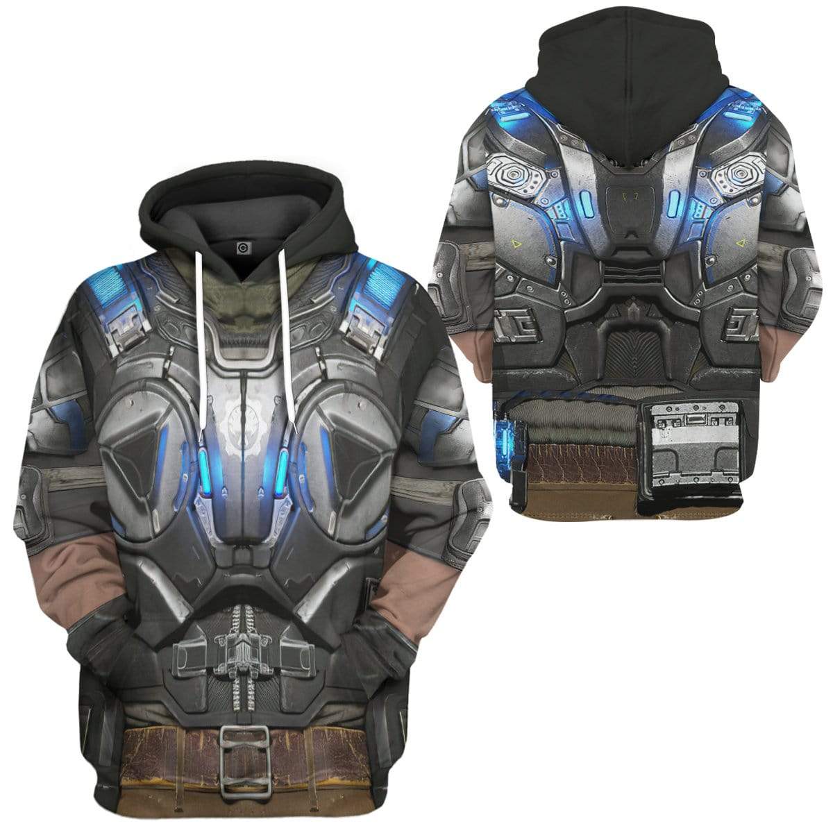 Klothek 3D Gear Of War Armor Custom Hoodie Apparel | Price in USA, Best Quality