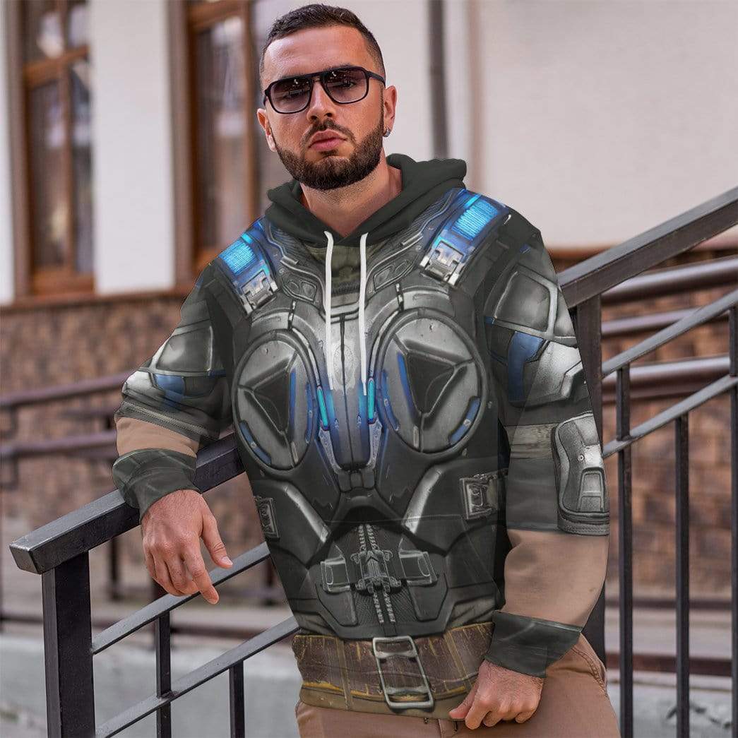 Klothek 3D Gear Of War Armor Custom Hoodie Apparel | Price in USA, Best Quality