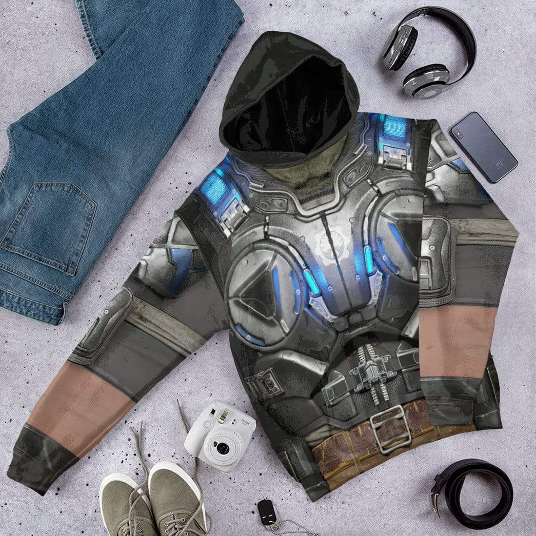 Klothek 3D Gear Of War Armor Custom Hoodie Apparel | Price in USA, Best Quality