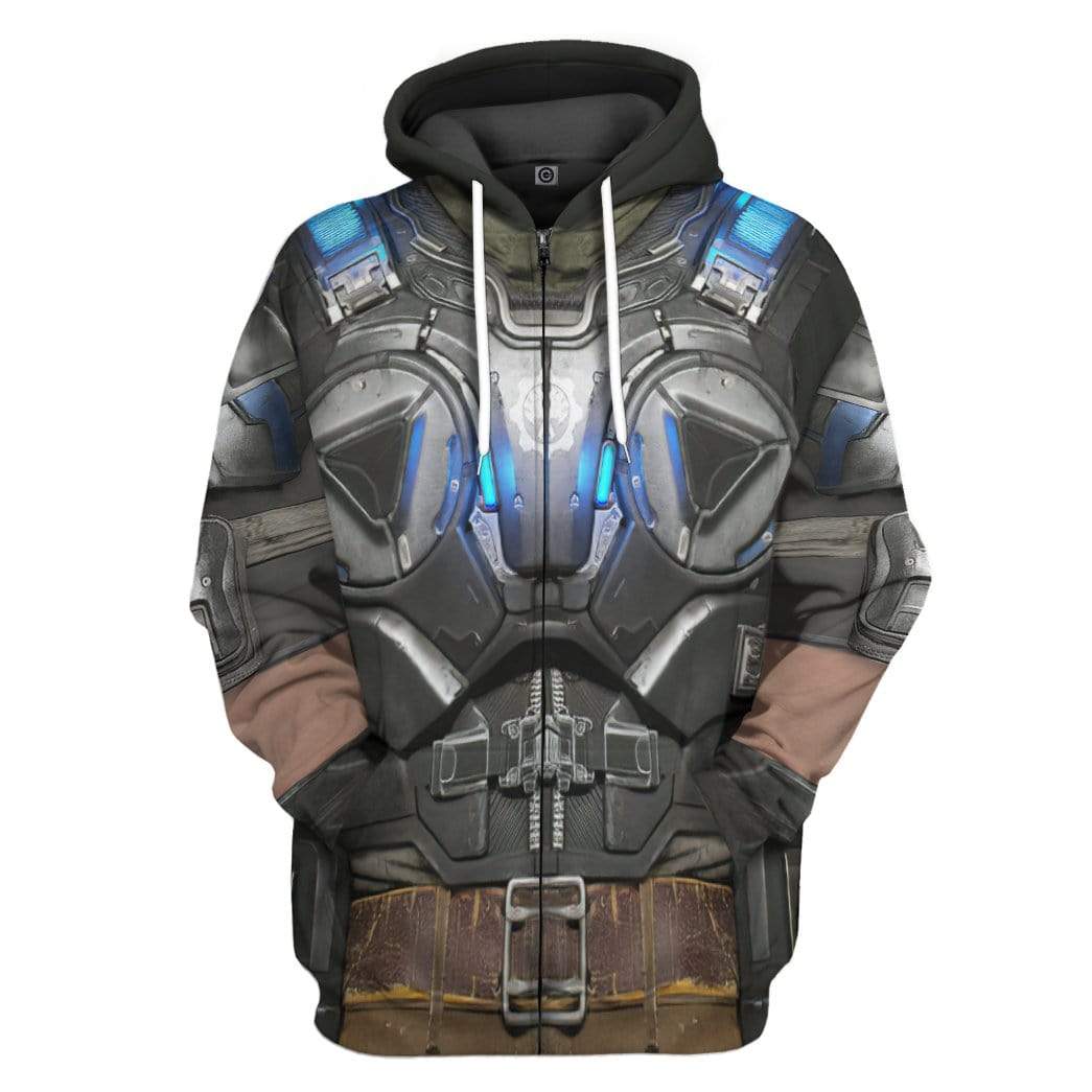 Klothek 3D Gear Of War Armor Custom Hoodie Apparel | Price in USA, Best Quality