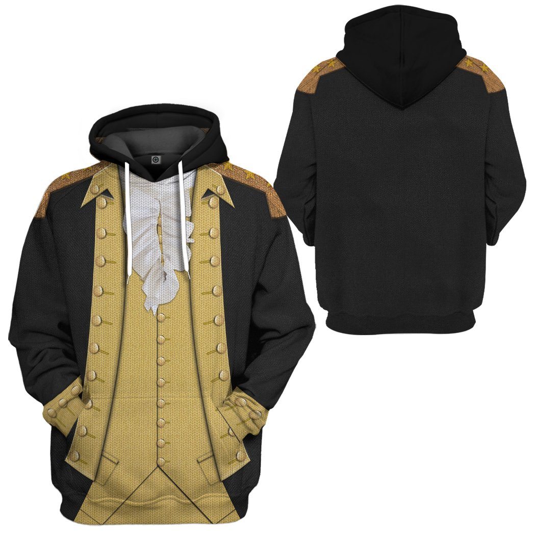 Klothek 3D George Washington Custom Ugly Hoodie | Price in USA, Best Quality