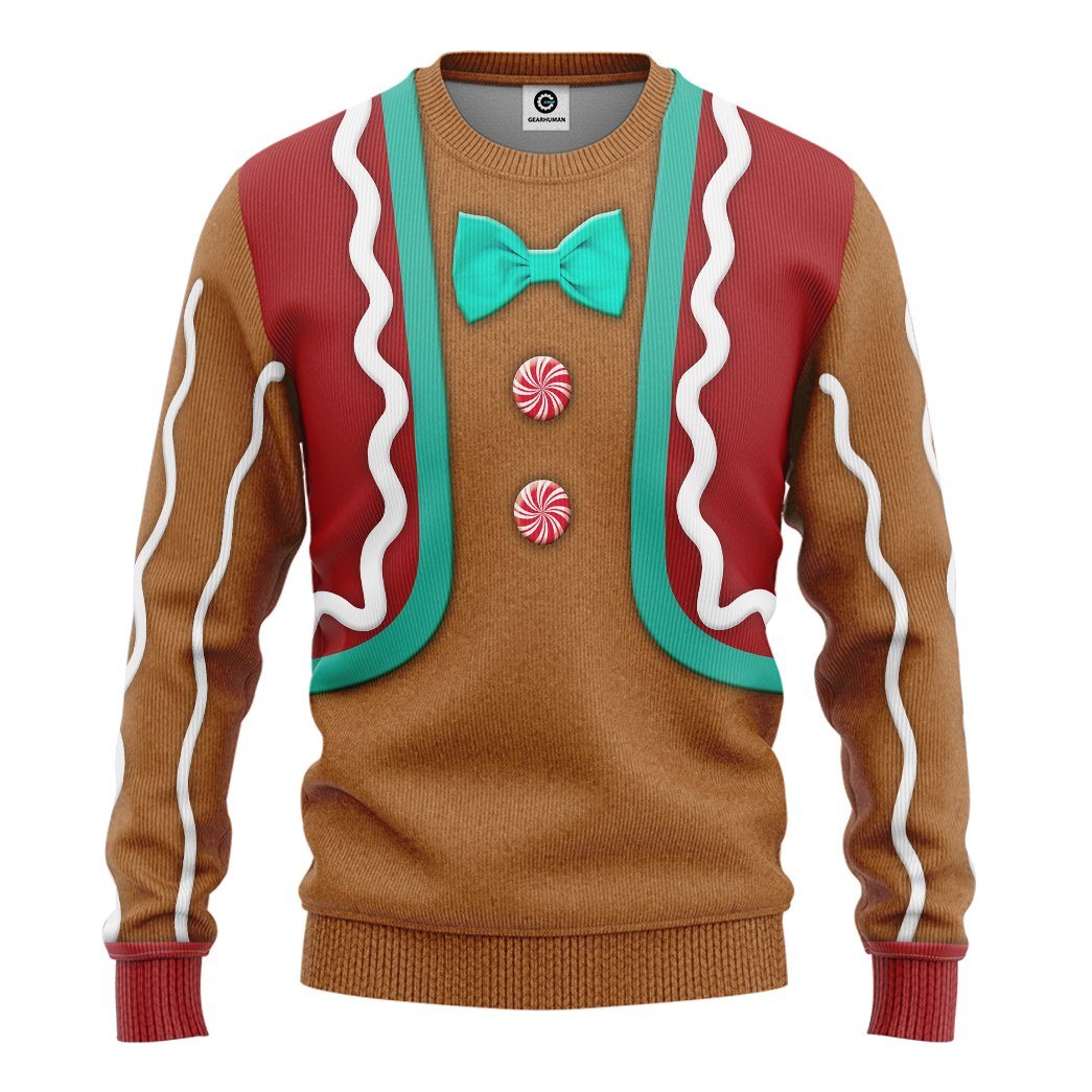 Klothek 3D Gingerbread Man Custom Tshirt | Price in USA, Best Quality