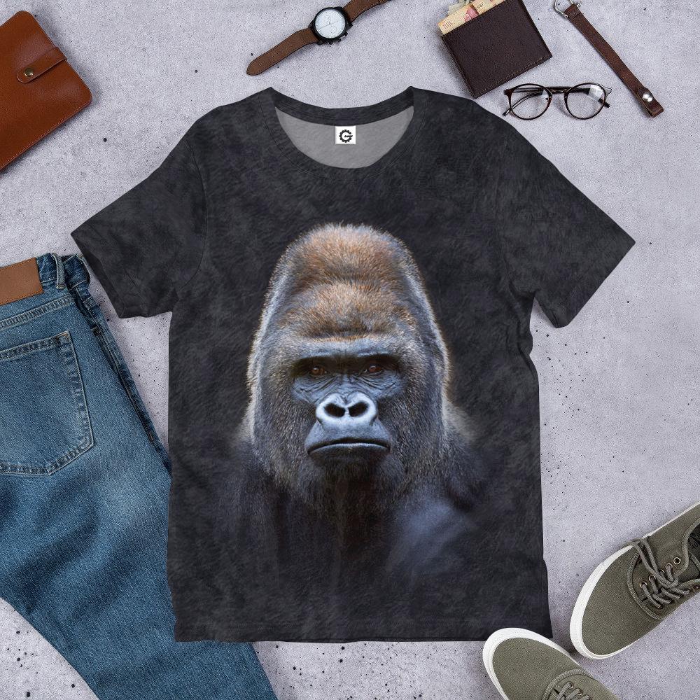 Klothek 3D Gorilla Front And Back Tshirt Hoodie Apparel | Price in USA, Best Quality