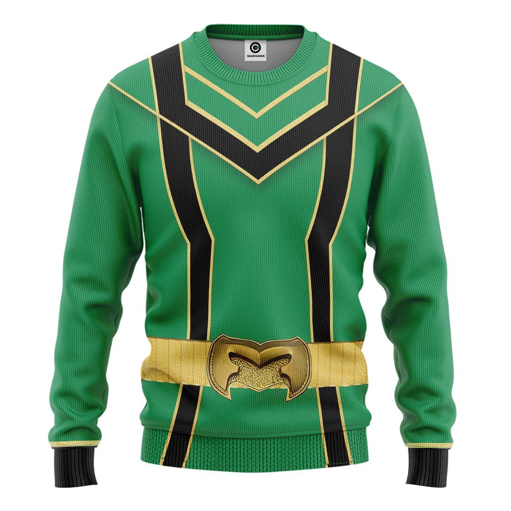 Klothek 3D Green Power Rangers Mystic Force Tshirt Hoodie Apparel | Price in USA, Best Quality