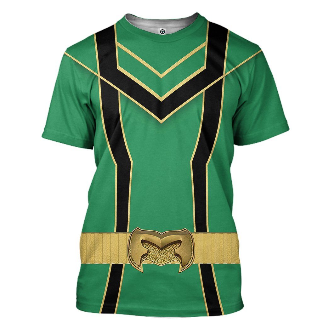 Klothek 3D Green Power Rangers Mystic Force Tshirt Hoodie Apparel | Price in USA, Best Quality