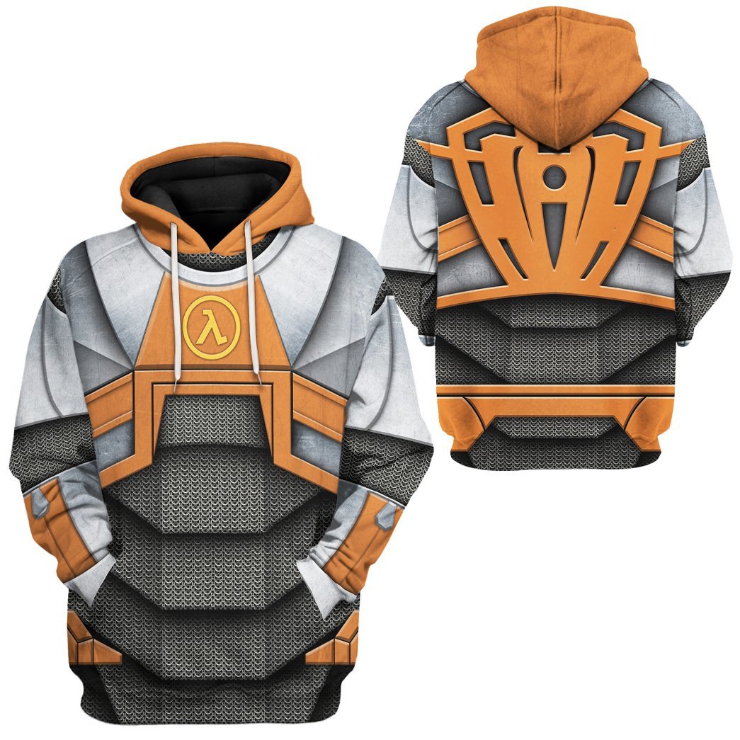 Klothek 3D Half life Dr Gordon Freeman Tshirt Hoodie Apparel | Price in USA, Best Quality