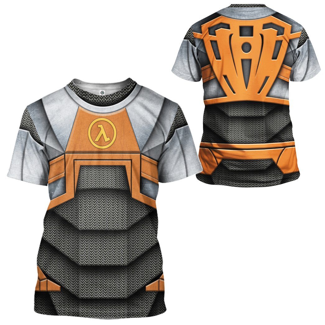 Klothek 3D Half life Dr Gordon Freeman Tshirt Hoodie Apparel | Price in USA, Best Quality