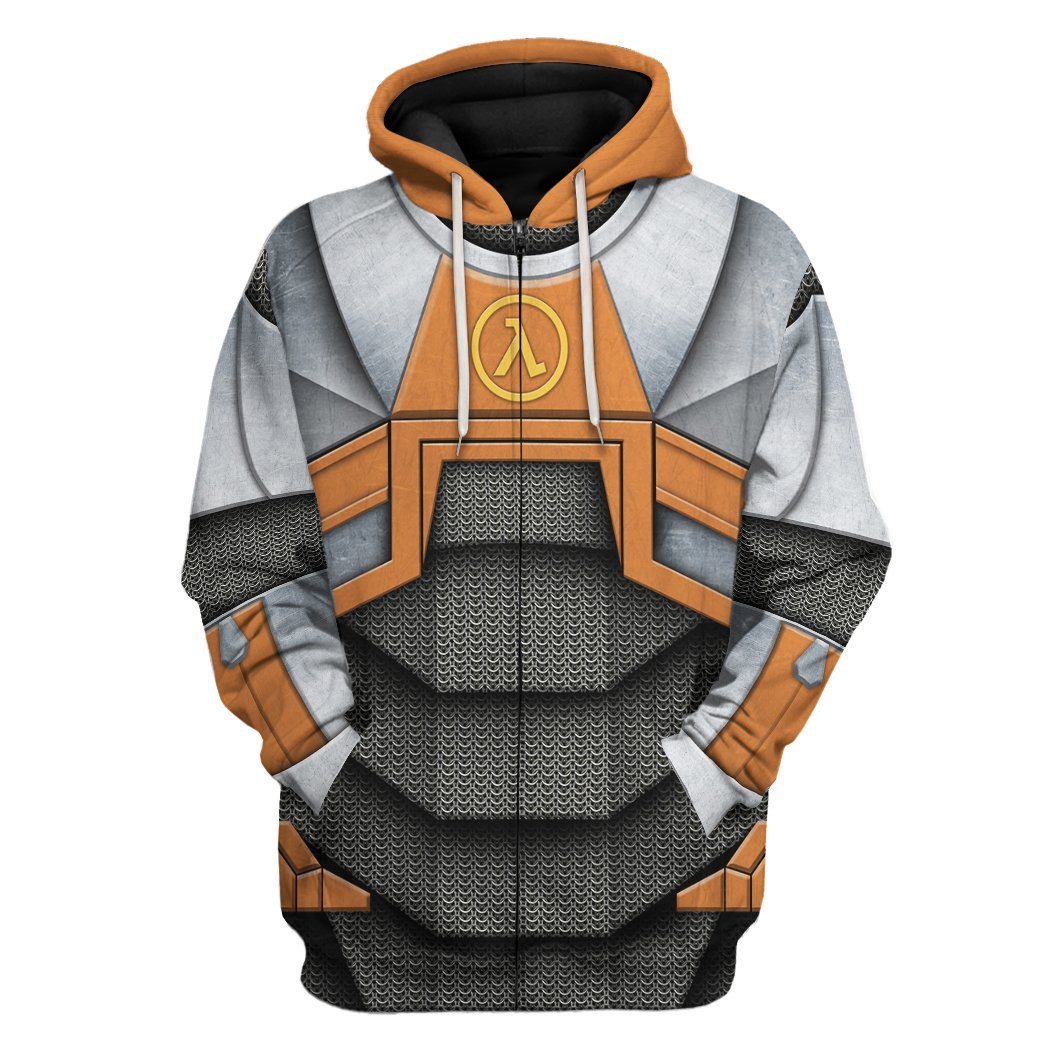 Klothek 3D Half life Dr Gordon Freeman Tshirt Hoodie Apparel | Price in USA, Best Quality