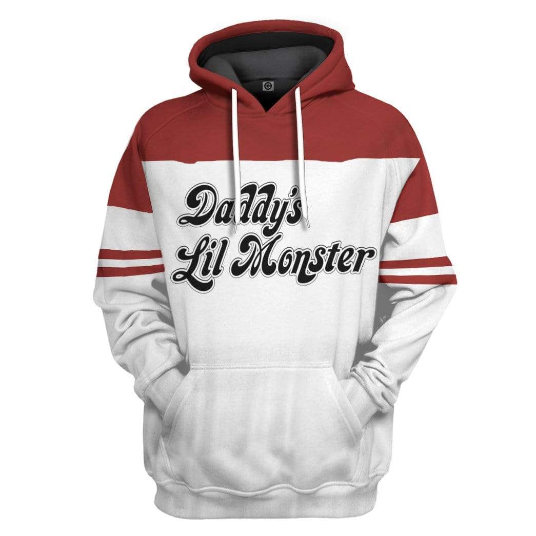 Klothek 3D Harley Quinn Daddys Lil Monster Custom Hoodie Apparel | Price in USA, Best Quality